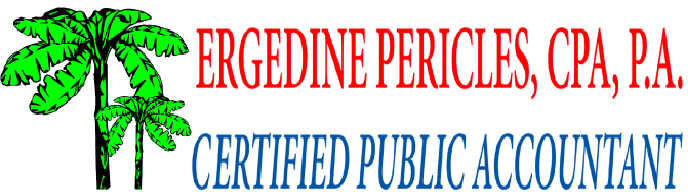 Ergedine Pericles, CPA, P.A. Logo